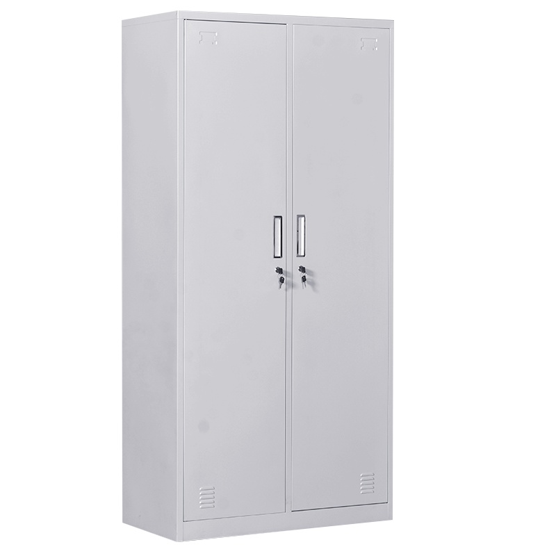 港迪豪钢制衣柜鞋柜储物柜铁皮更衣柜定制三门