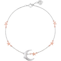 MONOLOGUE独白晚安系列星月9K金钻石手链MA1415精品