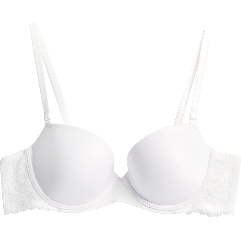 安莉芳 女士3/4立体围厚杯蕾丝优雅聚拢文胸EB1255