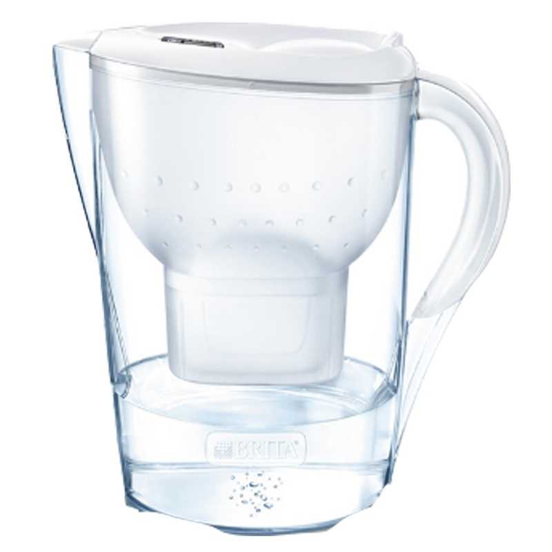 [1壶1芯]碧然德(BRITA)Marella过滤净水器 家用台滤水壶 净水壶 金典系列台上式3.5L(白色)1壶1芯
