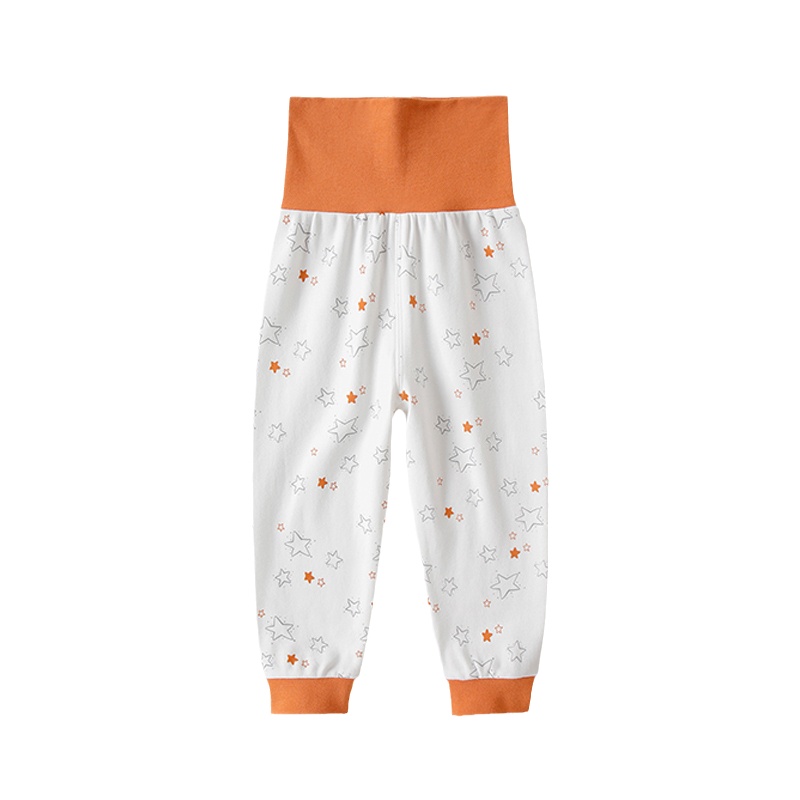 猫人儿童高腰裤宝宝护肚秋裤初生婴儿保暖裤子男童春秋装女童长裤