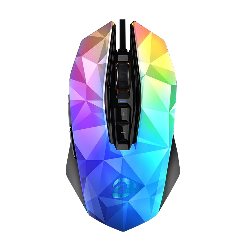 达尔优EM925牧马人钻石版鼠标4代有线游戏鼠标电竞吃鸡编程宏lol绝地求生/守望先锋竞技网吧网咖台式电脑笔记本CF