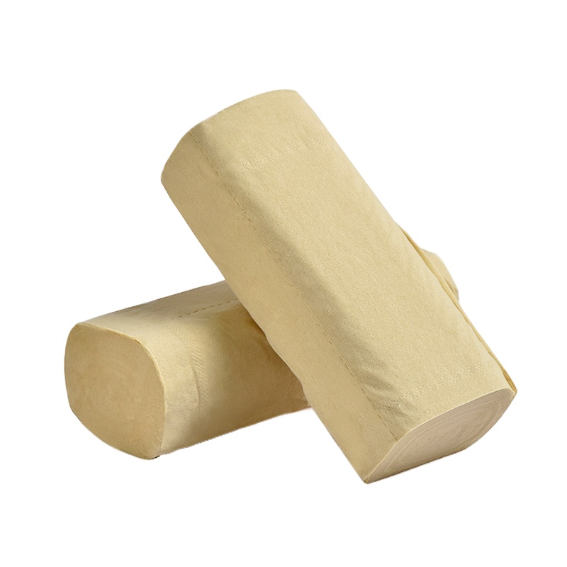 蓝漂14卷本色卷纸纸巾卫生纸无芯扁卷家庭批发装厕纸面巾纸擦手纸