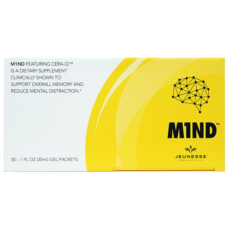 [备用]美商婕斯(Jeunesse)M1ND果汁30ml*30包/盒 美国本土原装进口脑黄金敏动力口服液 膳食营养补充剂