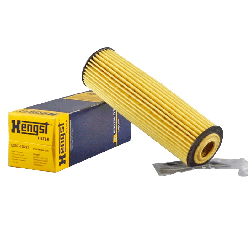 汉格斯特(hengst)机油格滤清器纸芯E207H D221适用于奔驰C级C180/C200/E200/E260