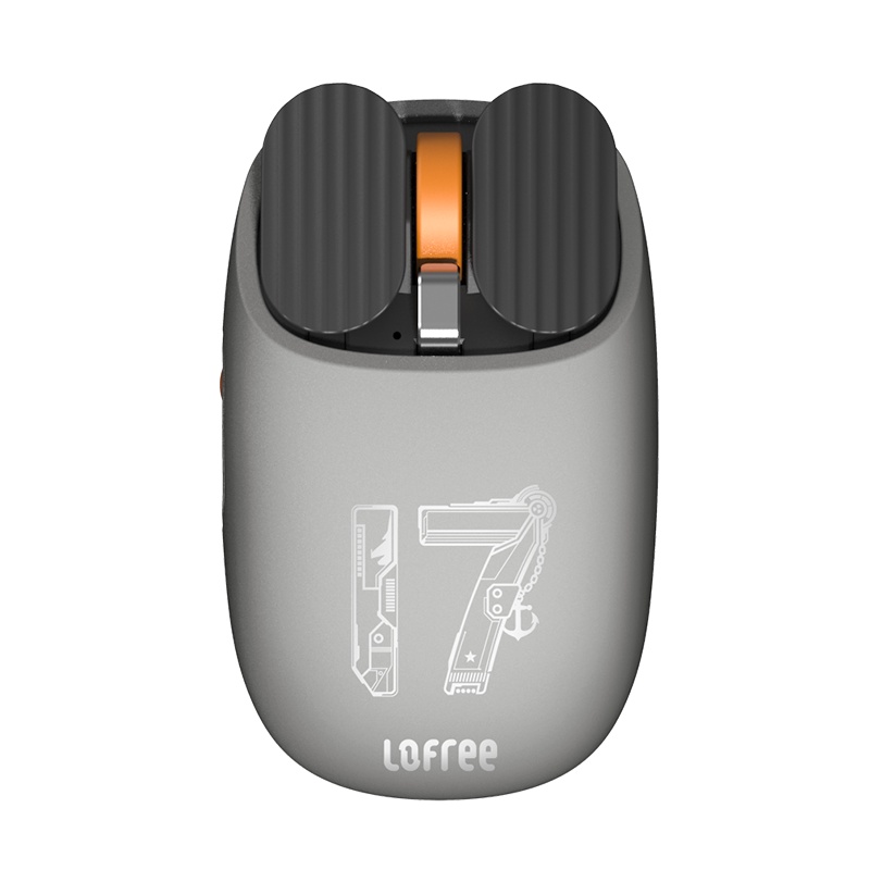 洛斐(Lofree)山东舰文创无线蓝牙鼠标笔记本电脑游戏充电鼠标
