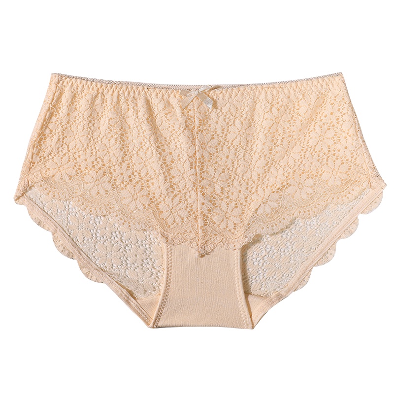 俞兆林三条装女士内裤女蕾丝冰丝款纯棉裆无痕中腰透气性感诱惑三角短裤