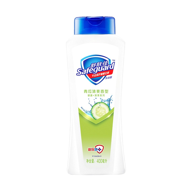 (DT)舒肤佳(Safeguard ) 400ml 青瓜清爽香型 沐浴露 (计价单位:瓶)
