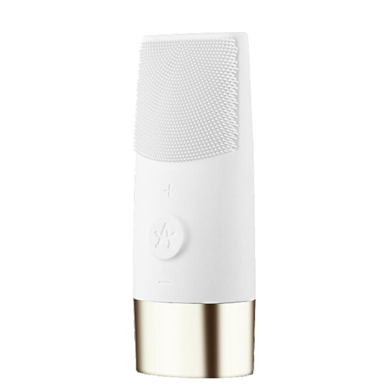 APIYOO荷兰艾优洁面仪充电电动硅胶洁面仪男女多功能电动洗脸仪面部毛孔清洁按摩洗脸器美容器D7 高雅白