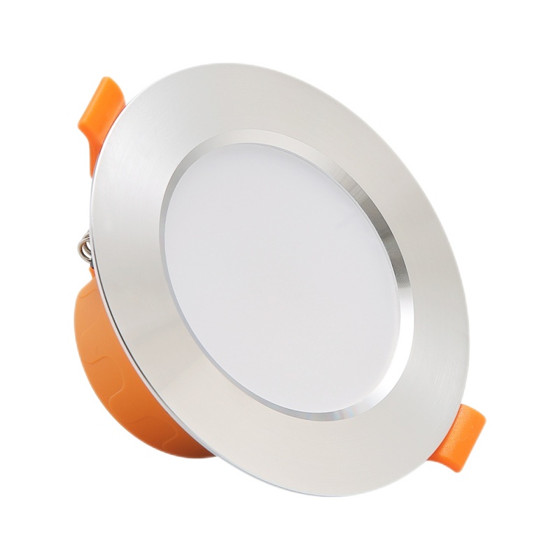 led筒灯嵌入式天花灯客厅吊顶三色变光射灯7.5开孔8公分3w5w孔灯