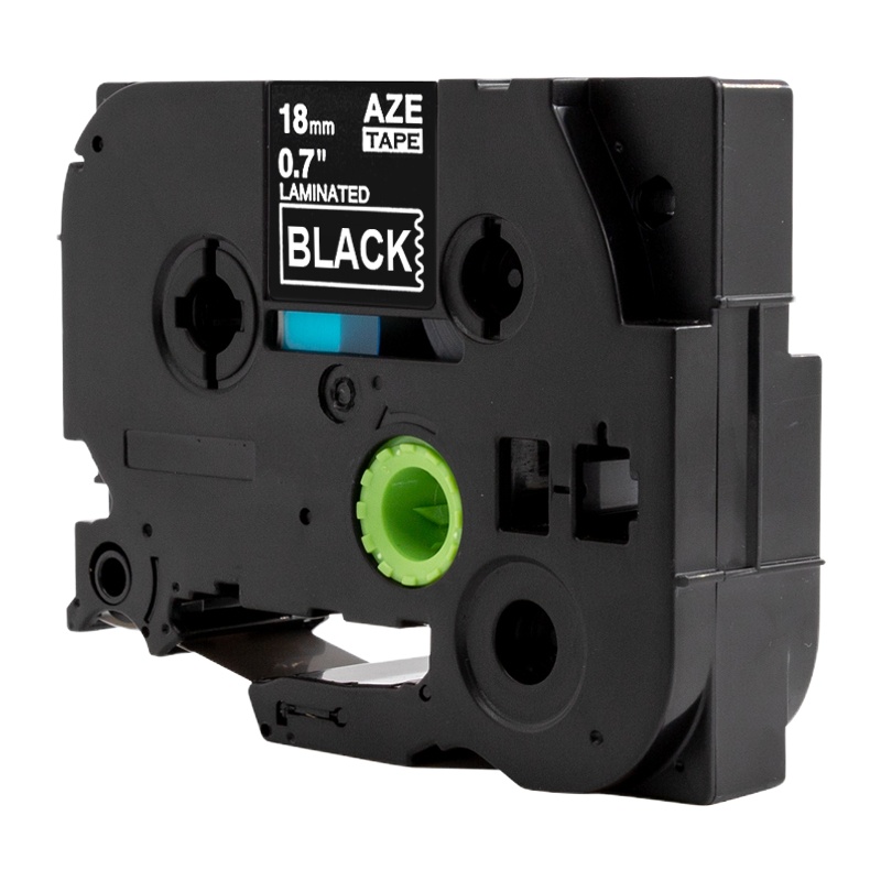 [精选]雅富仕-兼容Brother标签机/标准覆膜标签色带TZE-345黑底白字18mm*8M