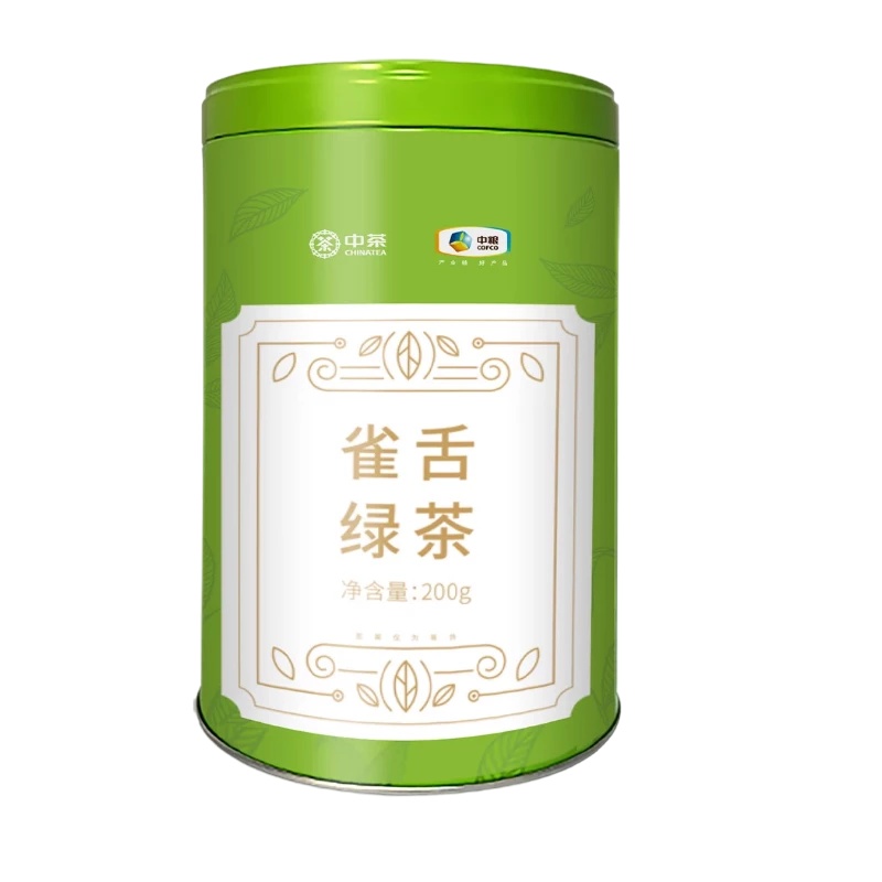 中茶茶叶春茶明前特级雀舌绿茶散茶罐装200g