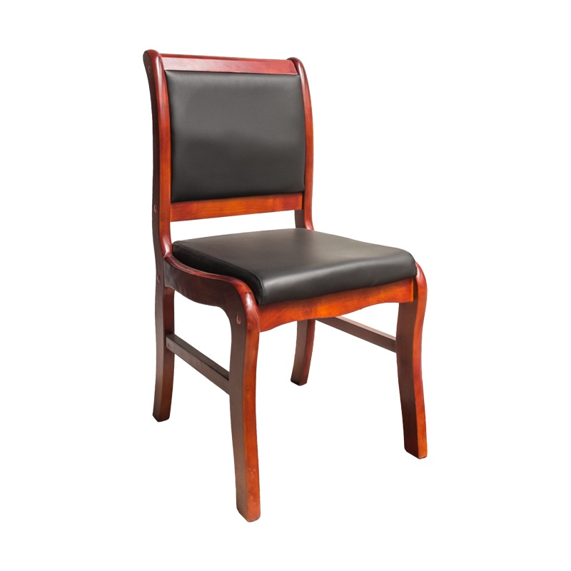 [硕辉]ZC-JS293会议椅 实木皮革办公会议电脑椅简约舒适