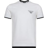 EMPORIO ARMANI 阿玛尼 男士棉质圆领短袖T恤 6H1TH4 1JTUZ