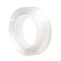 康亿(KONYEE)纳米双面胶带5米长3cm宽1mm厚抖音同款魔力胶带纳米透明防水耐高温双面胶墙贴可水洗反复使用