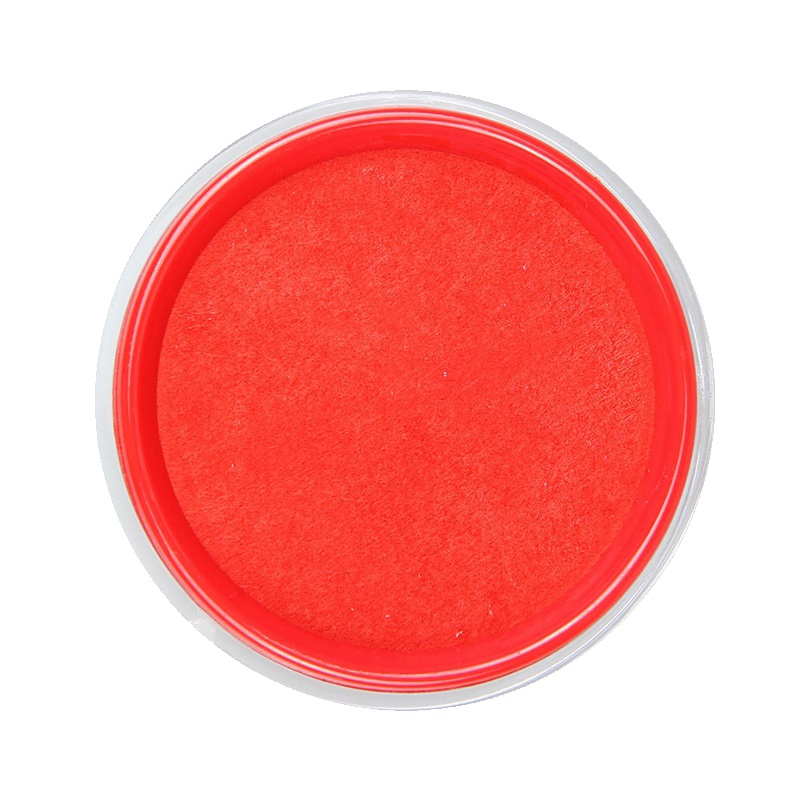 三木(SUNWOOD) 印台红色 财务办公用品 方形速干印台印泥 6281快干圆形印台