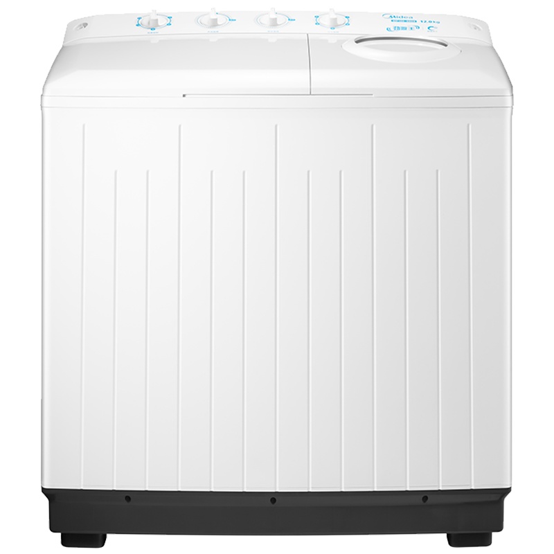 美的(Midea) MP120-S808 12公斤大容量半自动双桶洗衣机 双缸洗衣机 脱水机 家用 净洗科技
