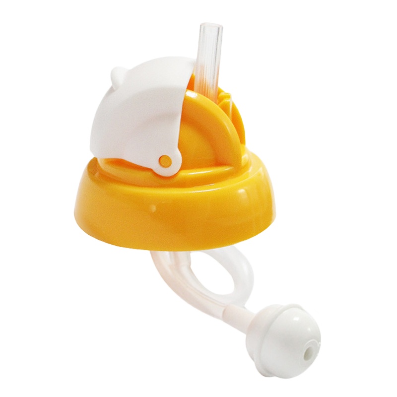 适合贝亲(PIGEON)宽口径奶瓶配件 水杯头黄色喝水吸管头（黄色2个组合）