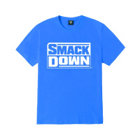 WWE潮牌2020春夏新品Smack down印花圆领短袖T恤
