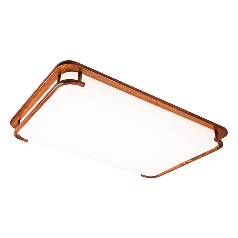 【环森】新中式客厅灯实木海棠木中式灯具套餐家用吸顶灯中国风简约led灯卧室灯饰书房大灯大富大贵15m²-30m²