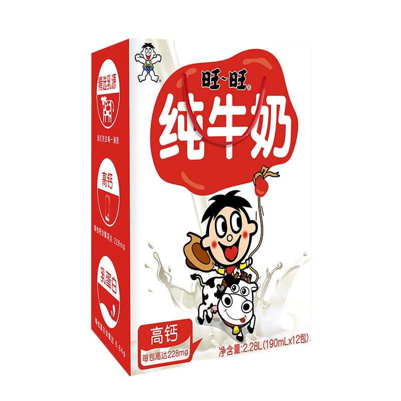 旺旺 纯牛奶 190ml*12