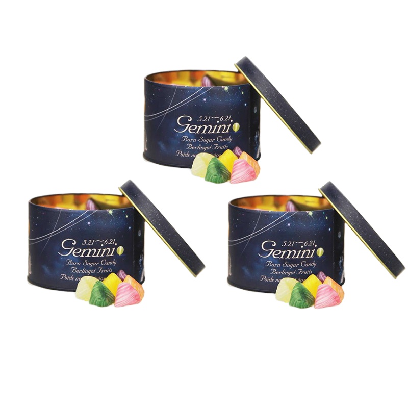 法国费罗伦双子座四角水果味糖果250g*3 ZX