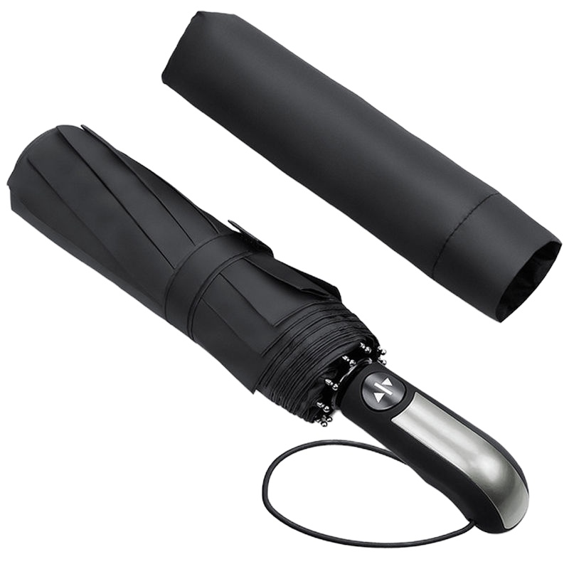 全自动雨伞折叠男女大号手动三折遮阳太阳伞防紫外线学生晴雨两用 [自动款]升级8骨藏青