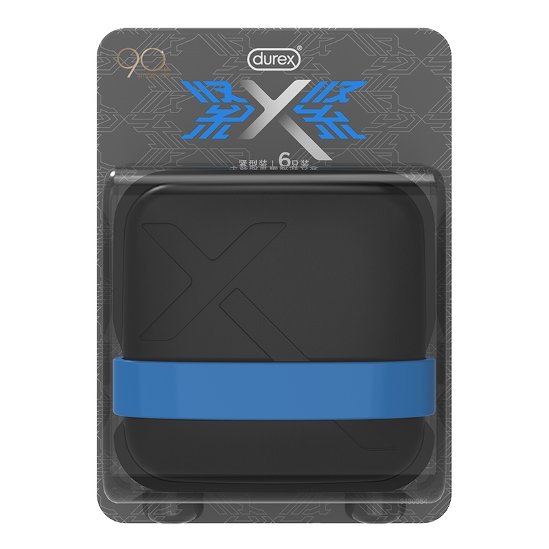 杜蕾斯(Durex)避孕套 X 紧型装 6只装+经典四合一24 超薄款 小号紧致安全套 成人情趣计生用品