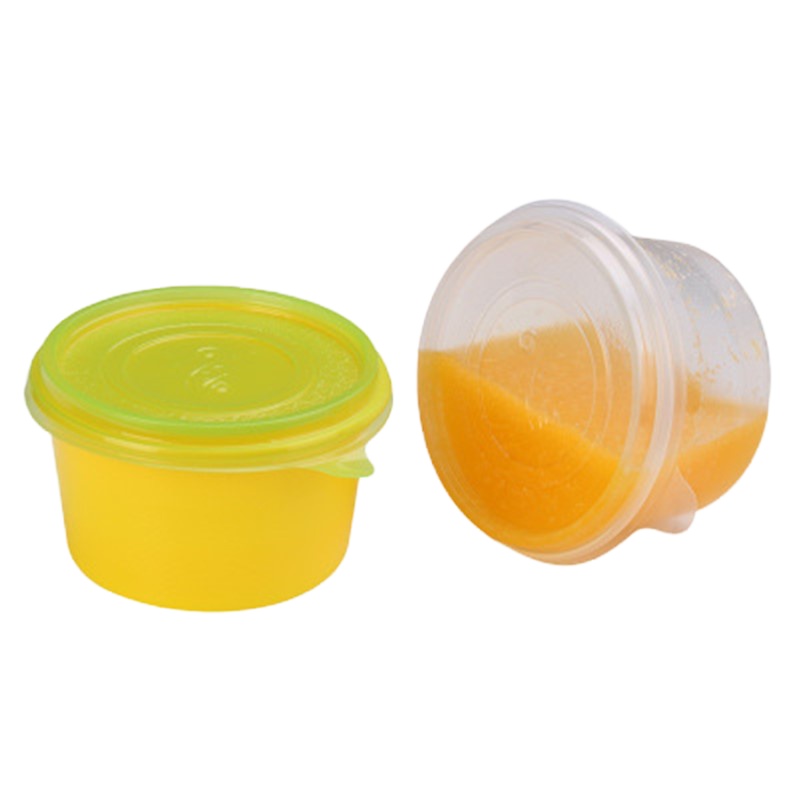 中锐智采 一次性汤碗 外卖汤盒圆形塑料碗甜品盒双皮奶粥打包盒 450毫升 450个