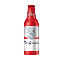 百威(Budweiser)啤酒玲珑红铝瓶 355ml*24瓶整箱装