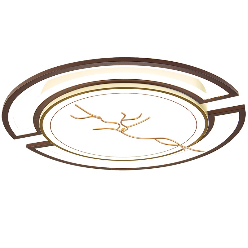 百轩 新中式吸顶灯中国风现代简约客厅书房餐厅灯具大气家用禅意卧室灯客厅灯DM10