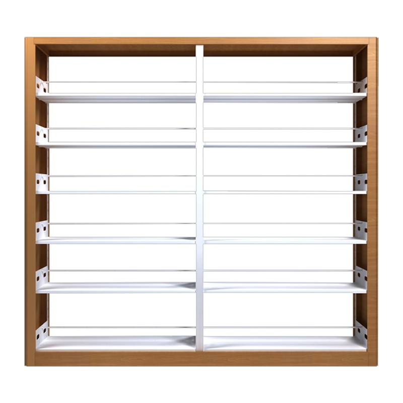 DXBG学校图书馆书架阅览室书籍室铁皮家用落地定制资料档案架钢制书架