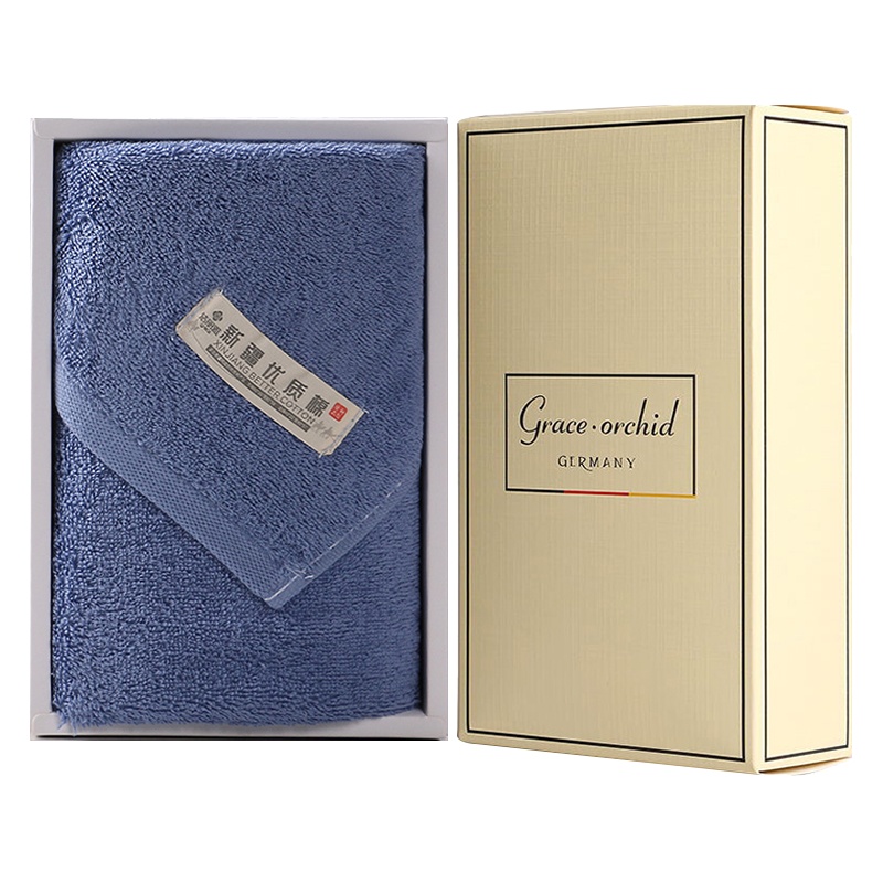 洁丽雅 92g素棉单条装毛巾 DX1193 洗脸巾洁面巾大毛巾吸水不掉毛(单位:条)