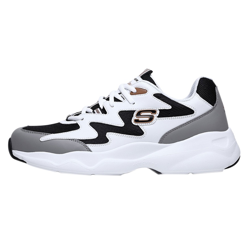 斯凯奇男鞋2019新款熊猫鞋厚底老爹鞋运动休闲鞋跑步鞋999090