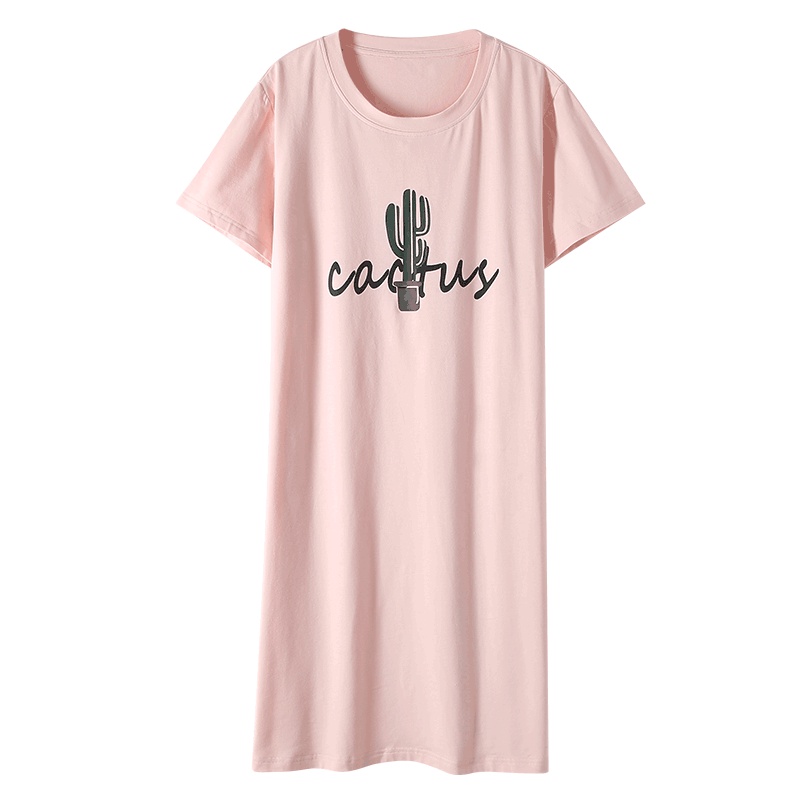 南极人(NanJiren)睡衣女居家服新款可爱休闲舒适仙人掌字母家居服