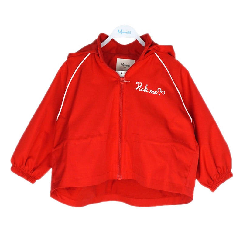 moomoo童装294959女童外套风衣儿童休闲时尚外套2020春新款女中童外套风衣