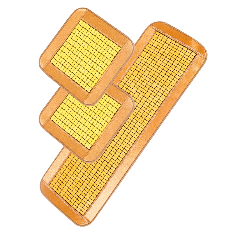 夏季汽车坐垫麻将凉垫竹片坐垫 夏天办公室电脑椅子凉垫 冰爽一夏舒适透气车家两用