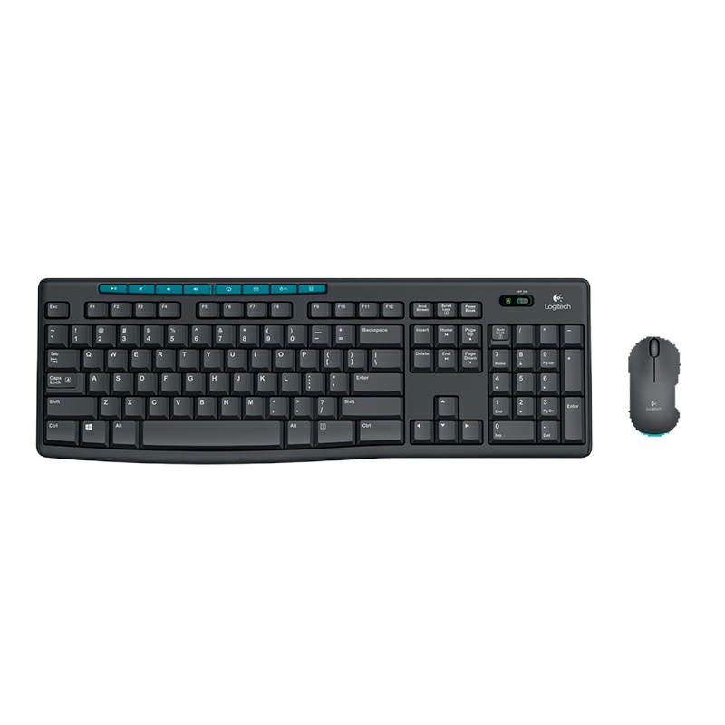 罗技(Logitech)MK275无线键盘鼠标套装 颜色:黑色