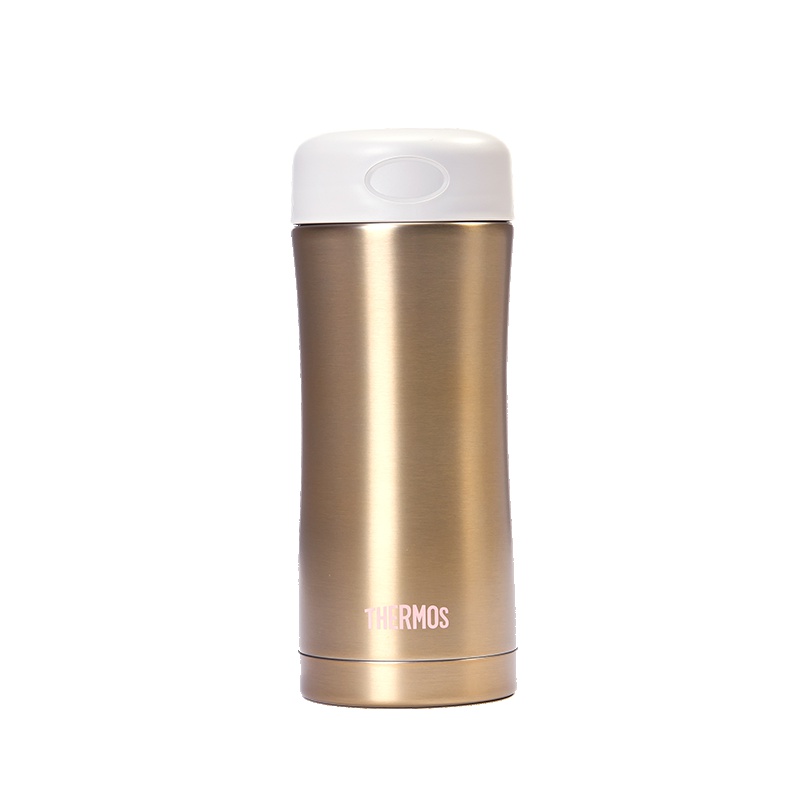 膳魔師(THERMOS) JCG-400-GL 金色 保温杯 400ML 304不锈钢 水杯茶杯办公杯保温杯保温杯男女