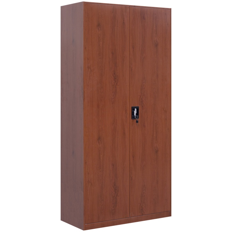 震海 木纹通门文件柜办公柜木纹红档案资料柜办公柜类钢制加厚办公室储物柜