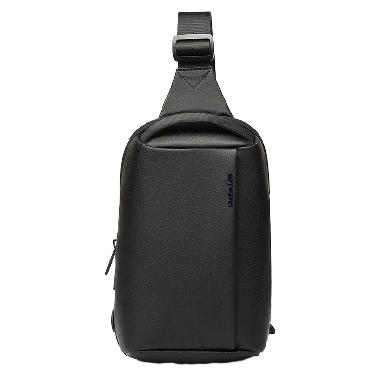 七匹狼(SEPTWOLVES)胸包背包男斜挎包休闲腰包男多功能运动男包时尚潮流男士单肩包