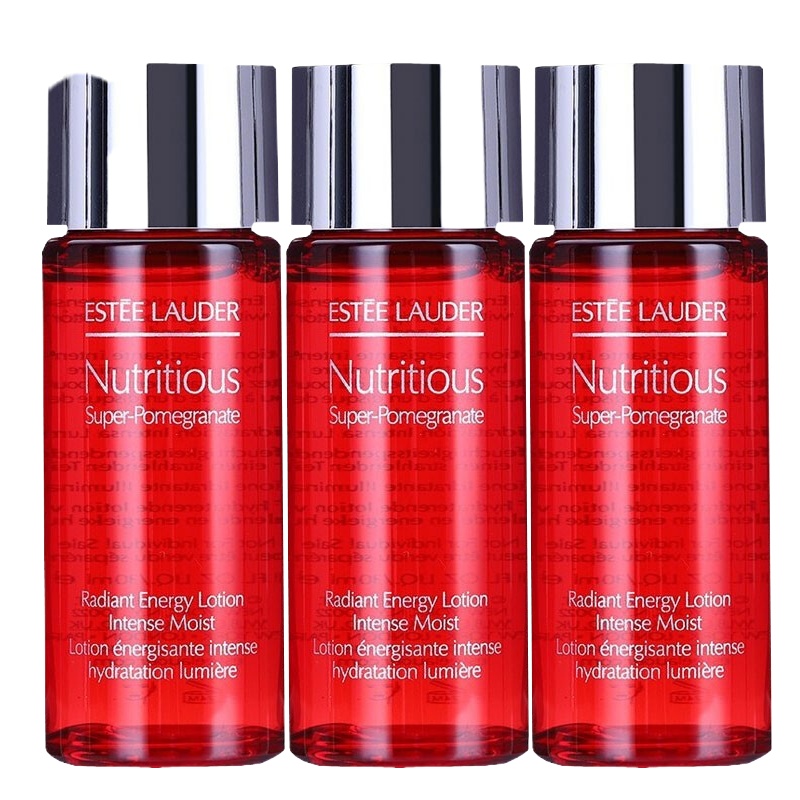 中样3支打包!雅诗兰黛红石榴爽肤水30ml*3滋润型