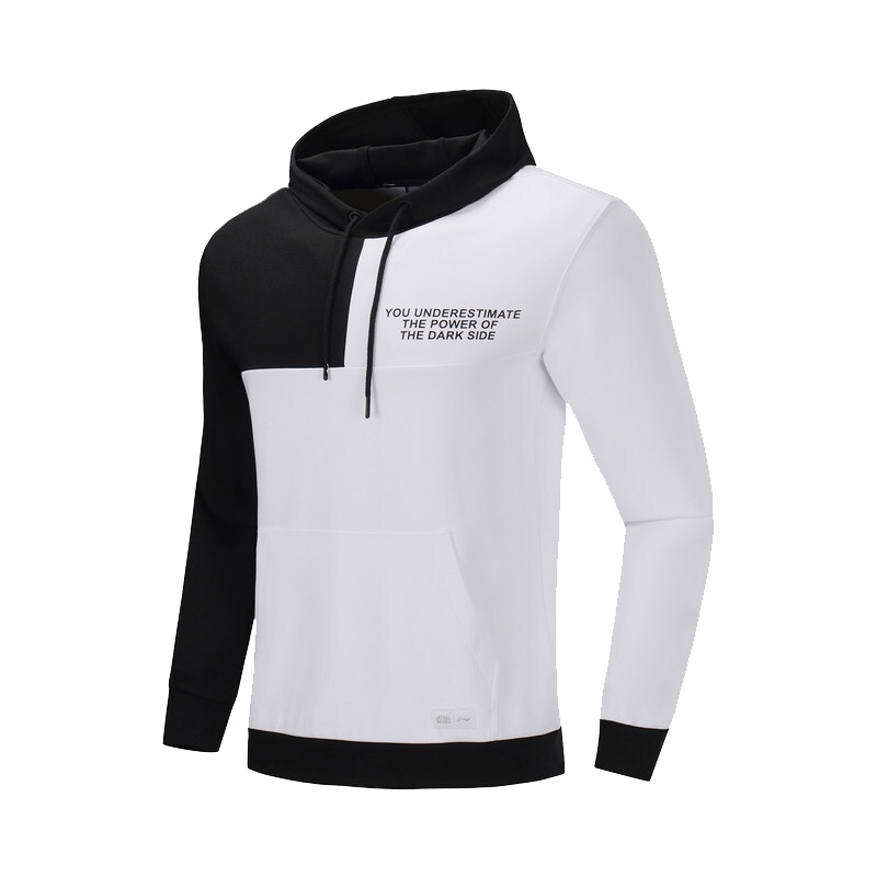 李宁卫衣男士迪士尼星战联名款新款套头衫长袖连帽宽松针织上衣男AWDP261