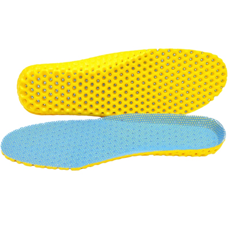 运动鞋垫减震透气吸汗加厚跑步鞋垫防臭鞋垫鞋垫男鞋垫鞋垫男夏季 网眼浅蓝（1双装） 42