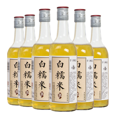 塔牌白糯米酒 9度 500ml*6瓶 箱装 半干型 手工酿造黄酒