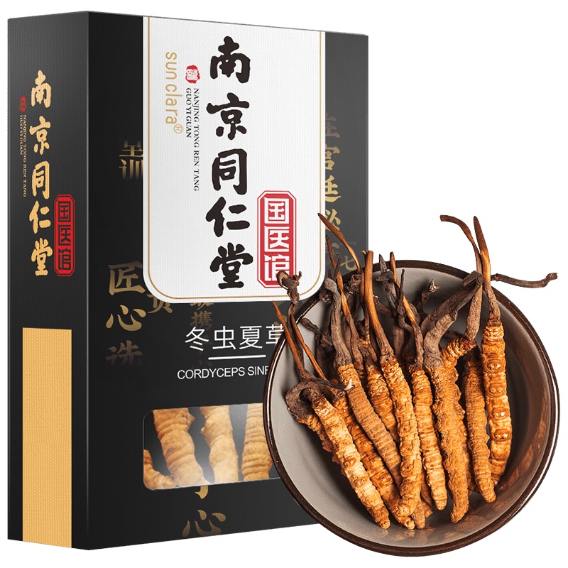 桑克拉冬虫夏草那曲虫草东虫夏草5条/克精选盒装干货正品