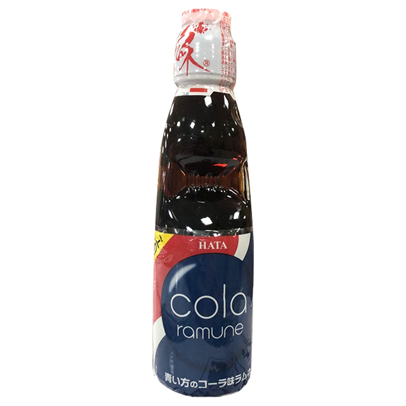 日本进口 哈达 波子汽水蓝标可乐碳酸饮料 200ml