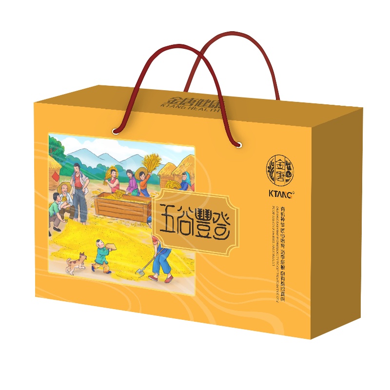 金唐(KTANG) 有机杂粮五谷飘香礼盒4360g 燕麦 荞麦米 黄豆 黑豆 八宝米年货 伴手礼 大礼包