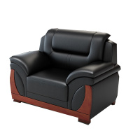 卡里鳄沙发单人位KLE—DSF159单人位子办公室沙发座椅单人沙发胡桃色