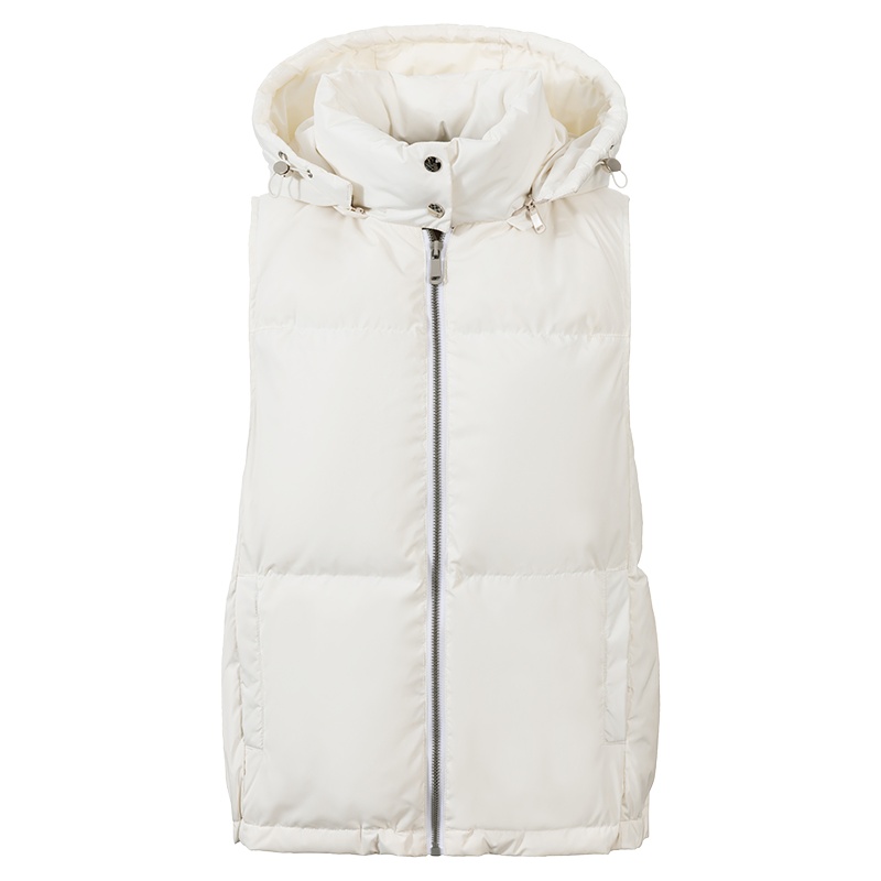 高梵羽绒马甲女2020年新款短款白鸭绒仙气背心网红时尚外套马夹潮0033